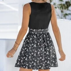 Women's Belted Floral Print Mini Dress - Cupshe 9 Women's Belted Floral Print Mini Dress - Cupshe -Cupshe GUEST cde0bd46 61de 46f8 af54 76289aa67ee9