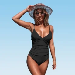 Women's Bright Day Shirring One Piece Swimsuit -Cupshe -Cupshe GUEST cfcc9573 0abf 4d92 9222 f2c594a01276