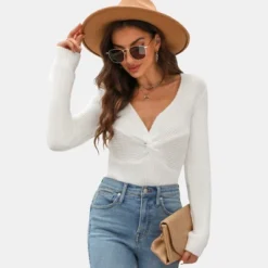 Women's Cooler Daze Twisted-Front Fitted Sweater - Cupshe 15 Women's Cooler Daze Twisted-Front Fitted Sweater - Cupshe -Cupshe GUEST d4e7937e d320 47e5 b97d b5136fe3c30f