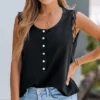 Women's Scalloped Lace Buttoned Top - Cupshe -Cupshe GUEST d6bbe79d fe5d 4518 aa59 b551cc074484