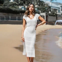 Women's Pointelle Knit Bodycon Cover-Up Dress - Cupshe 14 Women's Pointelle Knit Bodycon Cover-Up Dress - Cupshe -Cupshe GUEST d73c4180 2df1 4fc5 bc1d 33c56fd1a241