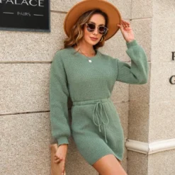 Women's Drawstring Sweater Dress - Cupshe 12 Women's Drawstring Sweater Dress - Cupshe -Cupshe GUEST d8522812 680f 45c2 acba 63b5efc2f85b