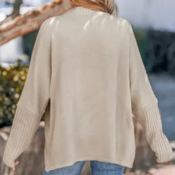 Women's Rib Turtleneck Long Sleeve Sweater - Cupshe 9 Women's Rib Turtleneck Long Sleeve Sweater - Cupshe -Cupshe GUEST db147702 b1b9 4582 937a 0bf9adfde07d