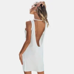 Women's Backless Mini Cover-Up Dress - Cupshe -Cupshe GUEST de3c28c9 ad54 43fe 887c 95ccc8ab9c84
