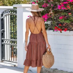 Women's Striped Ruffled Midi Dress - Cupshe 12 Women's Striped Ruffled Midi Dress - Cupshe -Cupshe GUEST e1185429 d1b3 4427 a9e8 1b1f2e9e3738