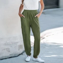 Women's Smocked Pocket Joggers - Cupshe -Cupshe GUEST e1d871ea 712e 4110 8313 15ed506ce6a5