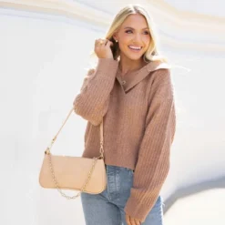 Women's Classic Cozy V-Neck Rib Sweater - Cupshe -Cupshe GUEST e9093d23 313e 49c0 be3f baf44ee15fe1