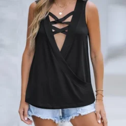 Women's Crisscross Tank Top - Cupshe -Cupshe GUEST e9a4d0dd d0a6 4249 ad66 657896699822