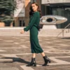 Women's Emerald Ribbed Midi Dress - Cupshe -Cupshe GUEST ea16ed60 de78 4bbf 986b 471cd36b2dac