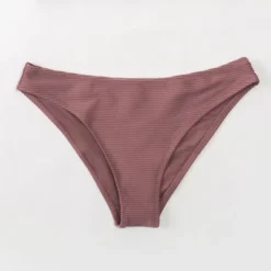 Women's Ribbed Low Waisted Bikini Bottom Swimsuit - Cupshe -Cupshe GUEST ea8ce258 322a 423f b8ce 4a9c0b2375e5