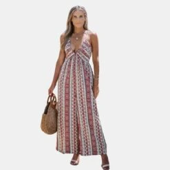 Women's Paisley Print Plunge Jumpsuit - Cupshe 9 Women's Paisley Print Plunge Jumpsuit - Cupshe -Cupshe GUEST ed7d2afe eb78 401c b39a dddc55c2ea2b