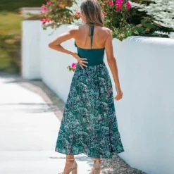 Women's Paisley Print Halter Ruched Maxi Dress - Cupshe -Cupshe GUEST ee76f7d1 1979 4cbb 90c4 3f020987c1af