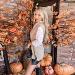 Women's Warm Hugs Cable Knit Sweater Vest - Cupshe -Cupshe GUEST ef31cc83 add1 4cdb b20b 4f6d82256b6a