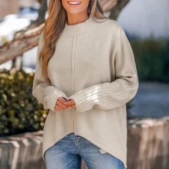 Women's Rib Turtleneck Long Sleeve Sweater - Cupshe 10 Women's Rib Turtleneck Long Sleeve Sweater - Cupshe -Cupshe GUEST f395dcb0 9f36 47e0 b07a 8df6ddef24bb
