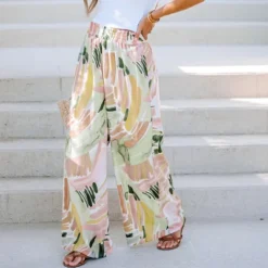 Women's Abstract Print Paperbag Pants -Cupshe -Cupshe GUEST f4eba059 b02d 4ed2 9361 9b9d37c2c886