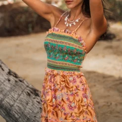 Women's Floral Paisley Smocked Maxi Dress -Cupshe 12 Women's Floral Paisley Smocked Maxi Dress -Cupshe -Cupshe GUEST f60d856a 631a 4891 9655 a94025a3967b