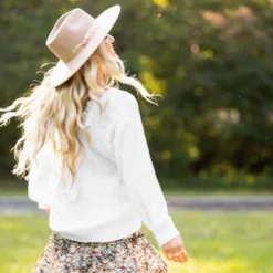 Women's Classic Cozy Rib V-Neck Sweater - Cupshe -Cupshe GUEST f75b52ca 9174 4b92 af73 e0270c4b0e18