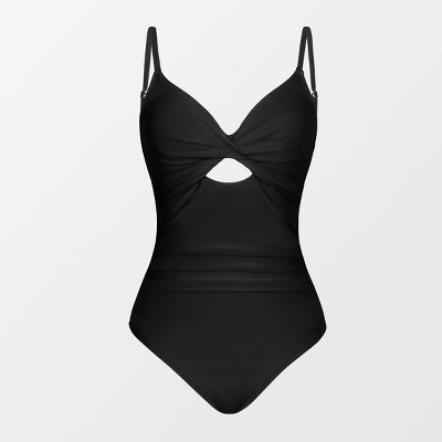 Women's Twist Front Cutout One Piece Swimsuit -Cupshe 4 Women's Twist Front Cutout One Piece Swimsuit -Cupshe - Image 2