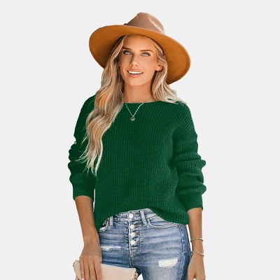 Women's Onyx Chunky Knit Sweater - Cupshe 8 Women's Onyx Chunky Knit Sweater - Cupshe - Image 6