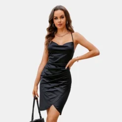 Women's Satin Ruched Mini Slip Dress - Cupshe -Cupshe GUEST fd55e3a0 5f5e 4239 8eef ffb1f90ad041